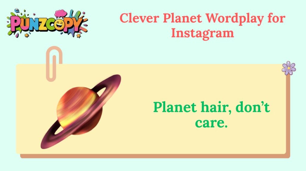 Clever Planet Wordplay for Instagram
