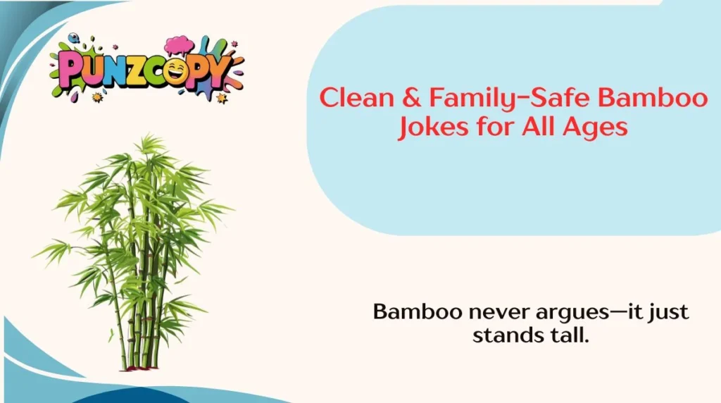 Clean & Family-Safe Bamboo Jokes for All Ages
