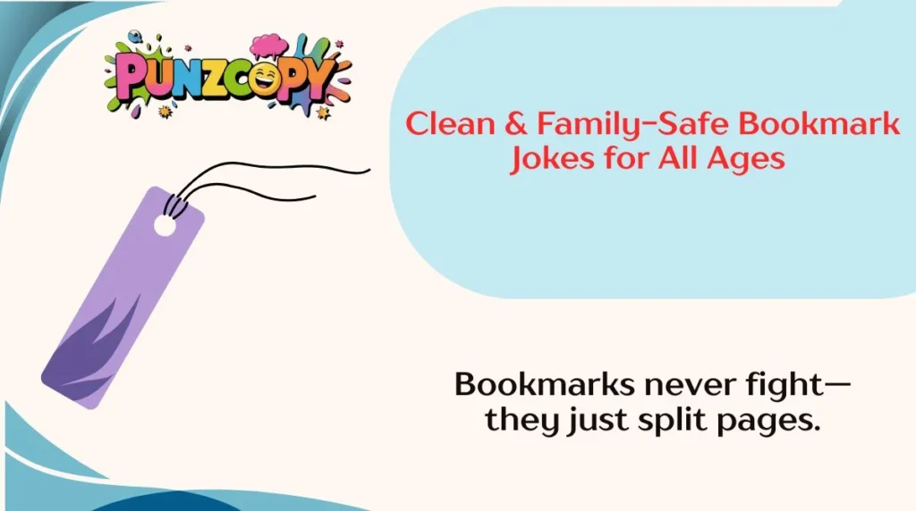 Clean & Family-Safe Bookmark Jokes for All Ages