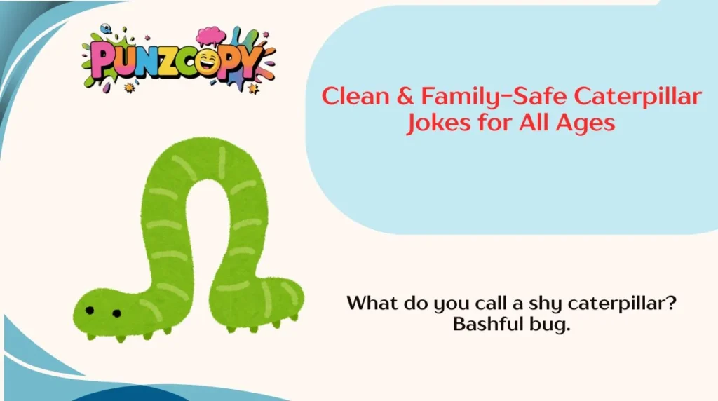 Clean & Family-Safe Caterpillar Jokes for All Ages