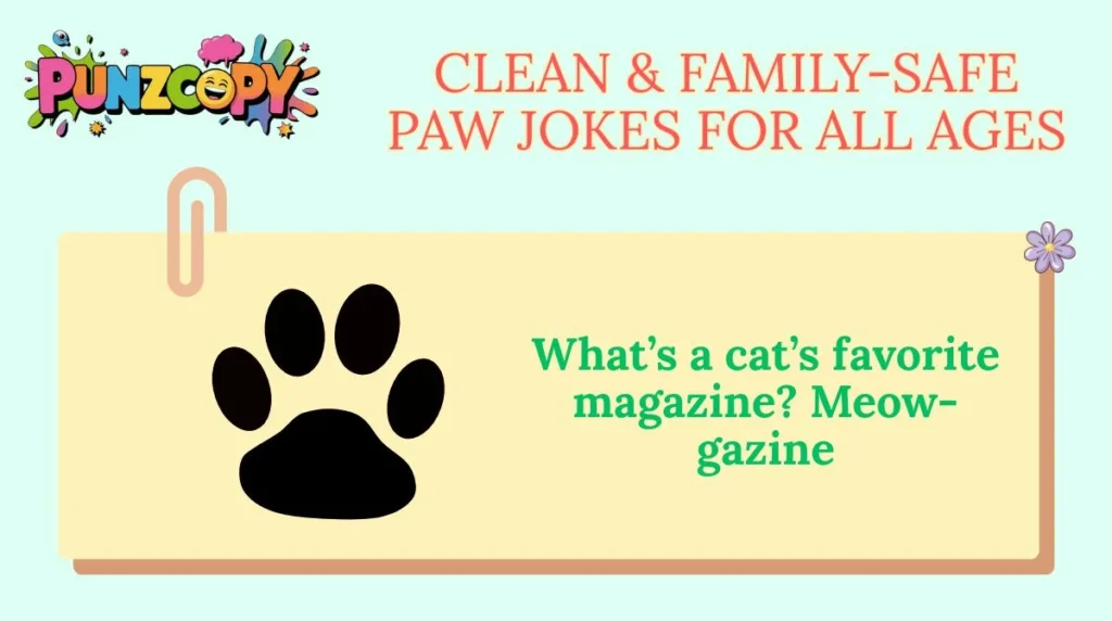 Clean & Family-Safe Paw Jokes for All Ages