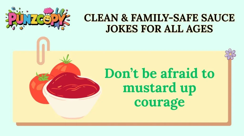 Clean & Family-Safe Sauce Jokes for All Ages