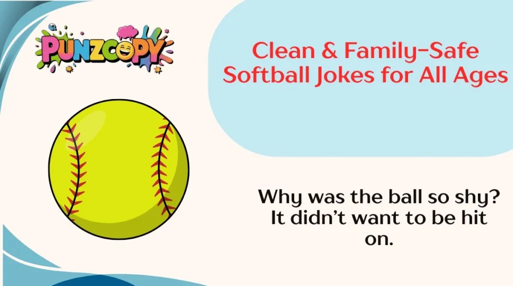 Clean & Family-Safe Softball Jokes for All Ages