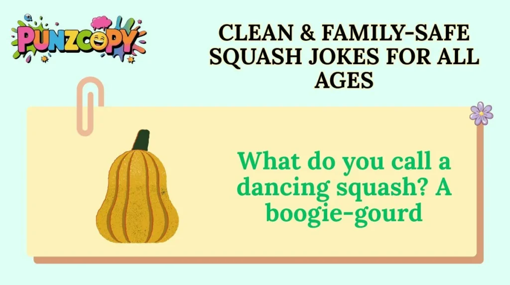 Clean & Family-Safe Squash Jokes for All Ages