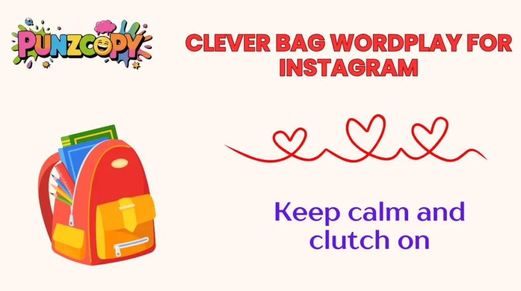 Clever Bag Wordplay for Instagram