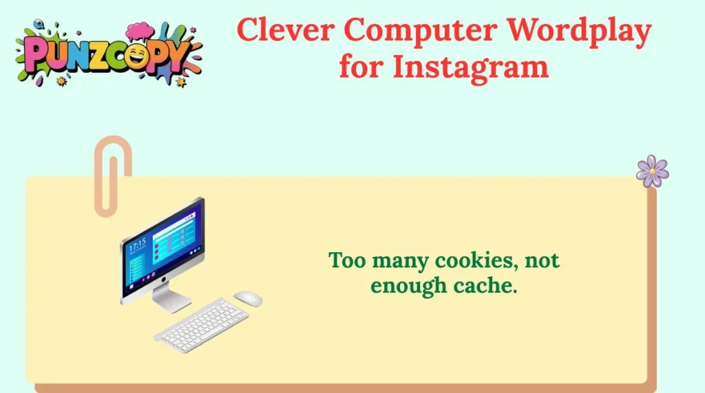 Clever Computer Wordplay for Instagram