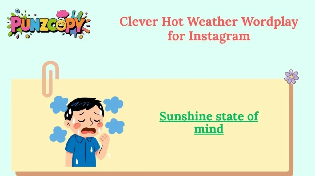 Clever Hot Weather Wordplay for Instagram