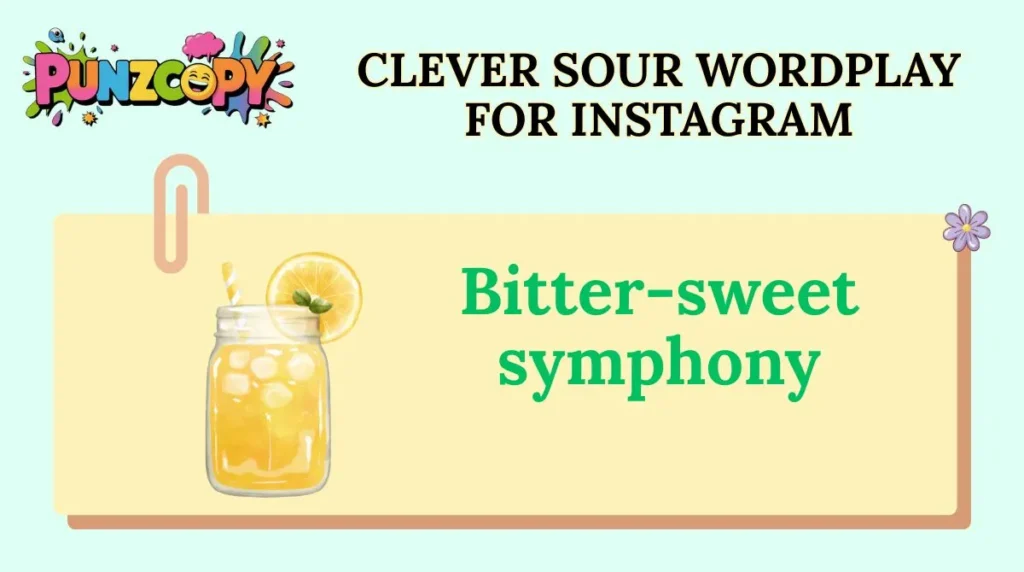 Clever Sour Wordplay for Instagram