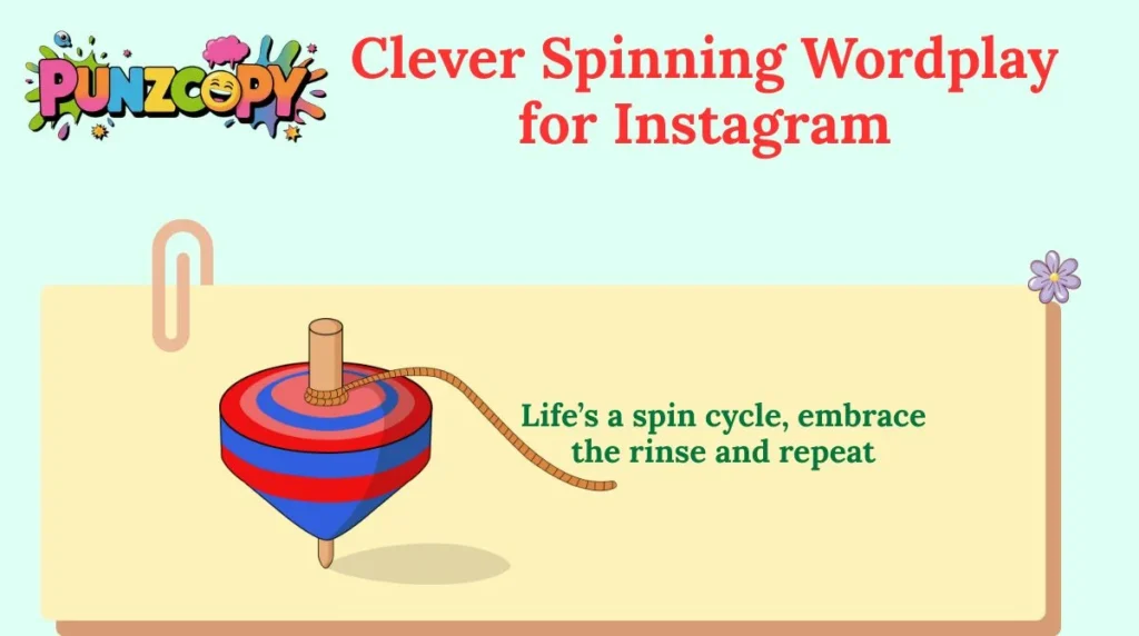 Clever Spinning Wordplay for Instagram