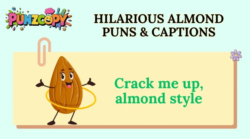Hilarious Almond Puns & Captions