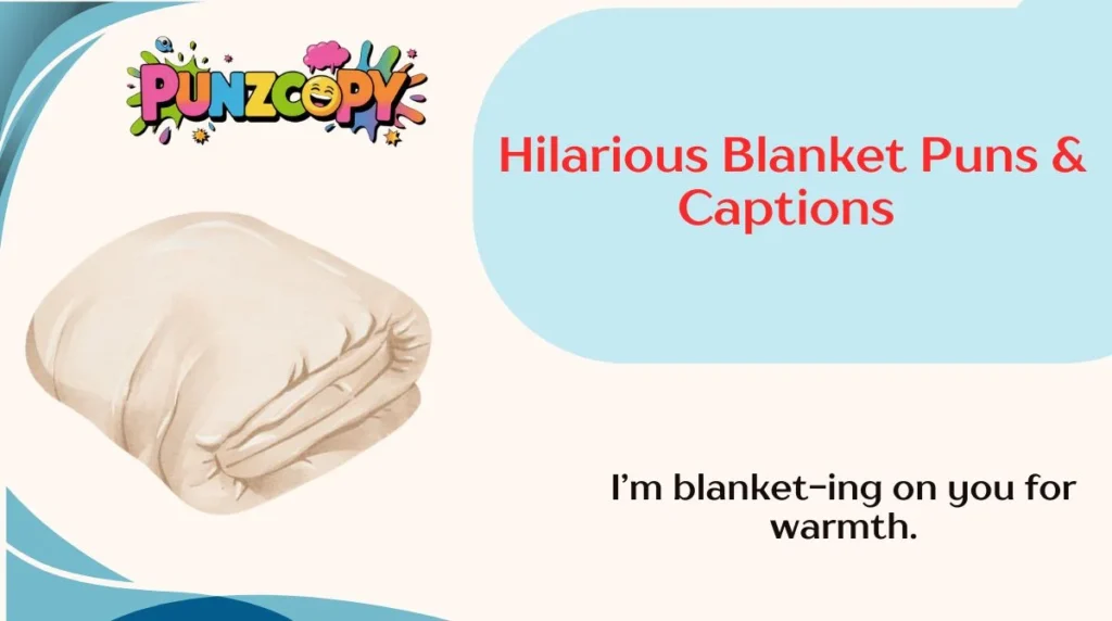Hilarious Blanket Puns & Captions