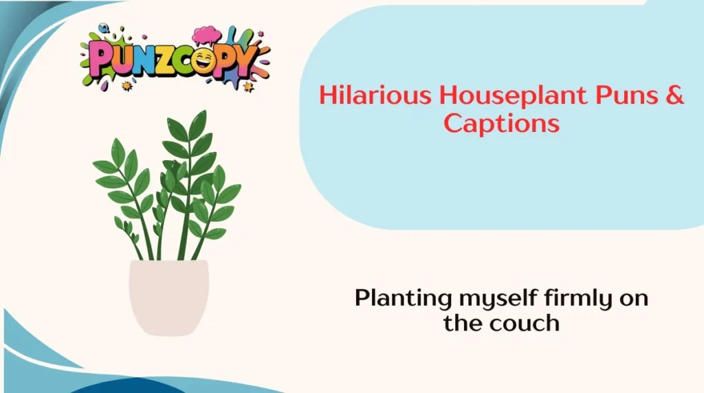 Hilarious Houseplant Puns & Captions