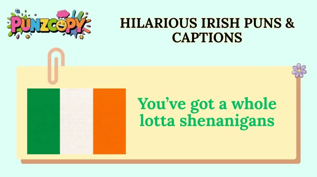 Hilarious Irish Puns & Captions