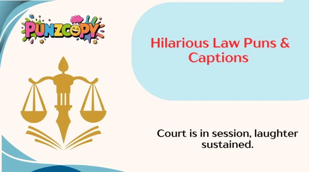 Hilarious Law Puns & Captions