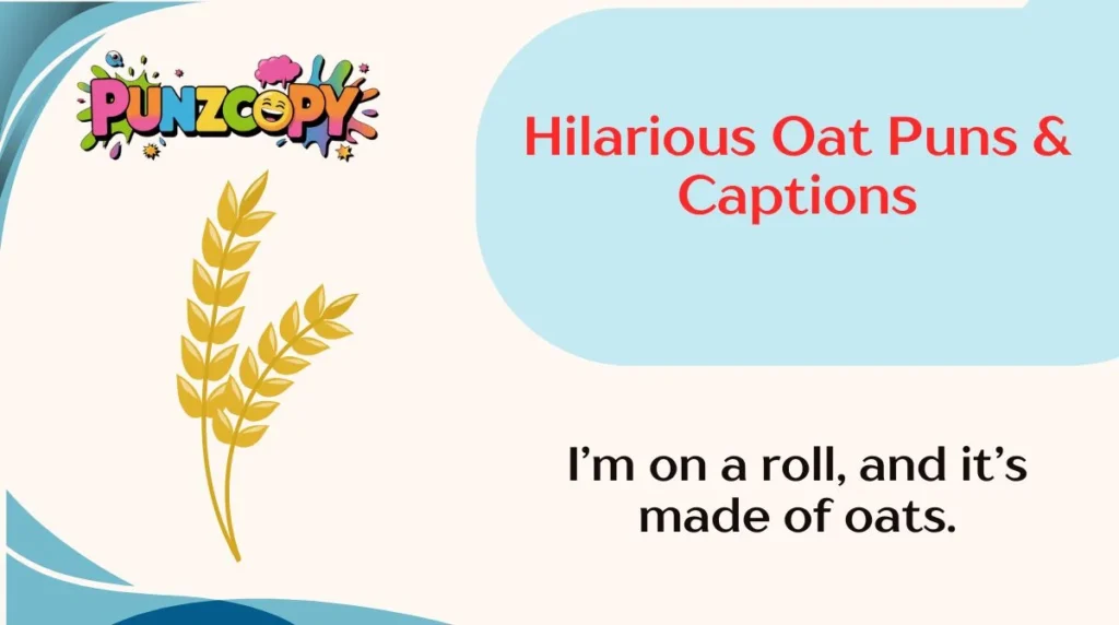 Hilarious Oat Puns & Captions