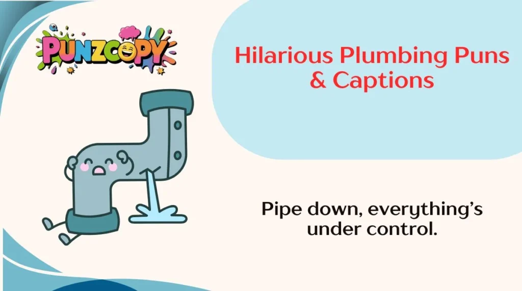 Hilarious Plumbing Puns & Captions
