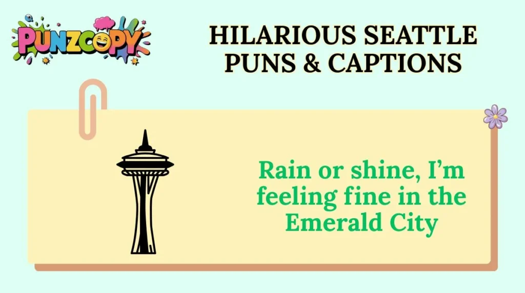 Hilarious Seattle Puns & Captions