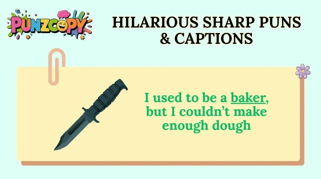 Hilarious Sharp Puns & Captions