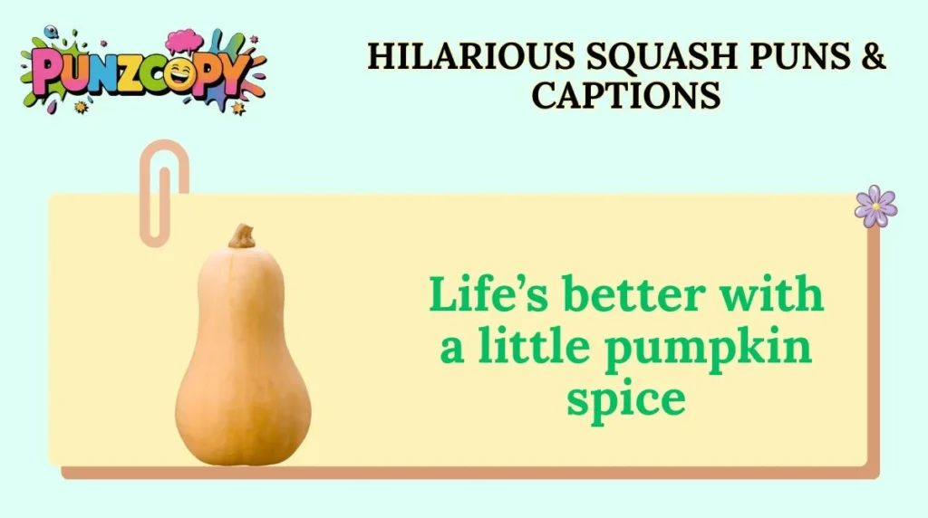 Hilarious Squash Puns & Captions