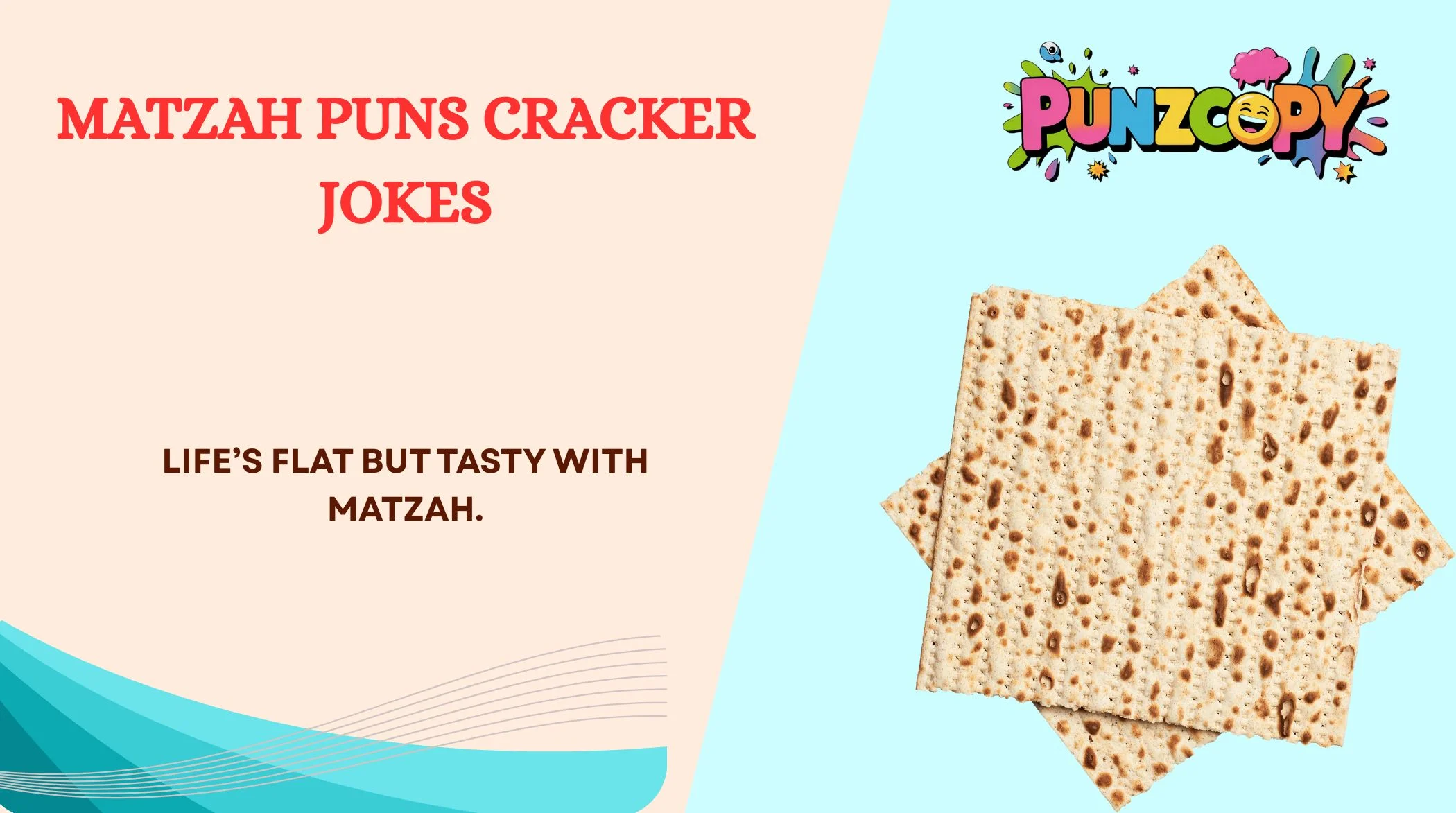 Matzah Puns 🥯😂 Cracker Jokes