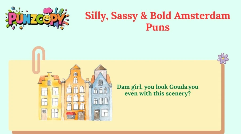 Silly, Sassy & Bold Amsterdam Puns