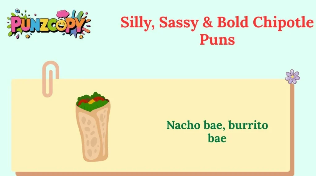 Silly, Sassy & Bold Chipotle Puns