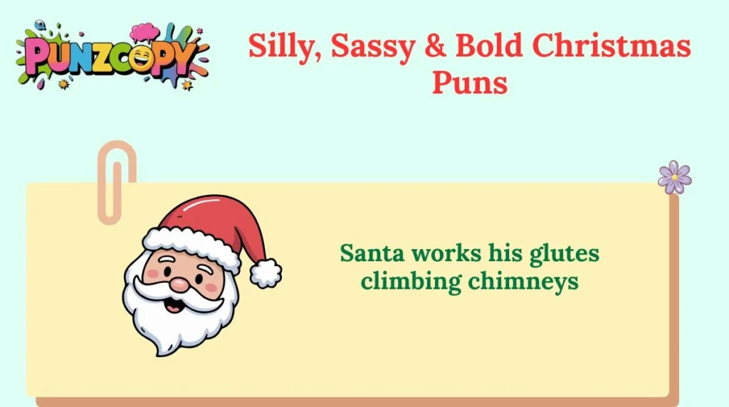 Silly, Sassy & Bold Christmas Puns