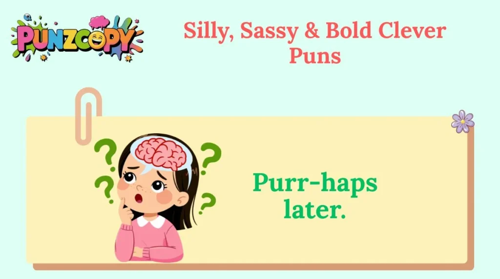Silly, Sassy & Bold Clever Puns