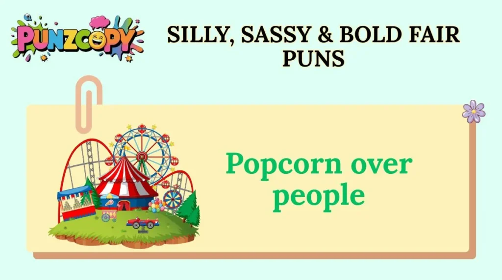 Silly, Sassy & Bold Fair Puns