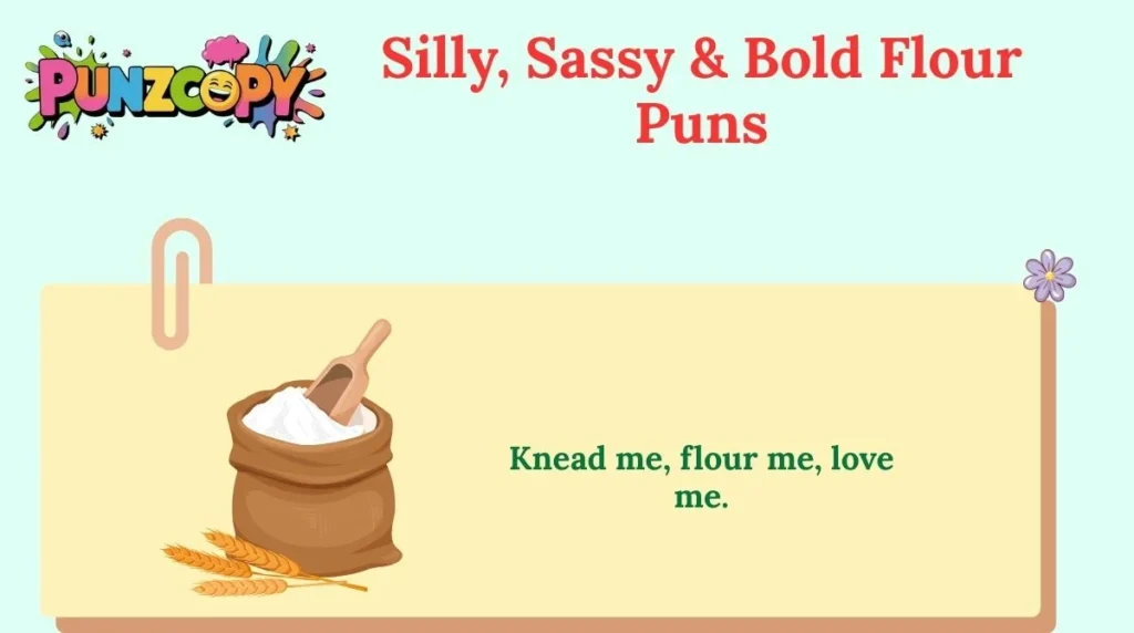 Silly, Sassy & Bold Flour Puns