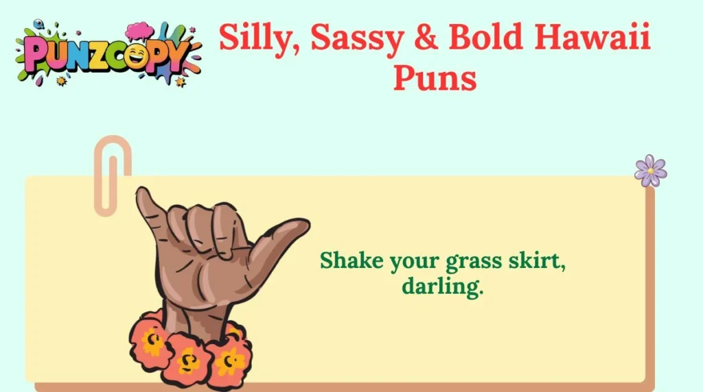 Silly, Sassy & Bold Hawaii Puns