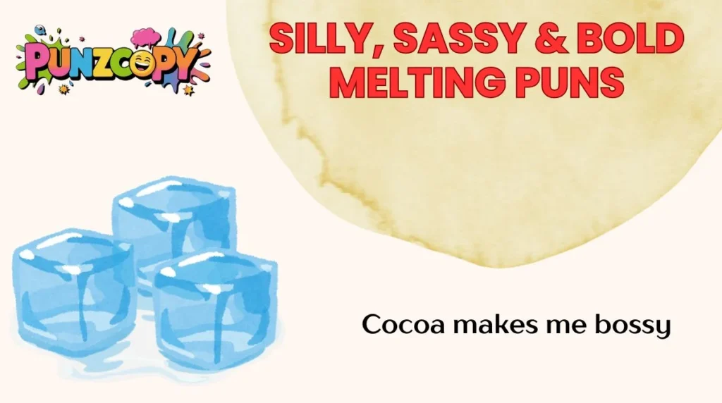 Silly, Sassy & Bold Melting Puns