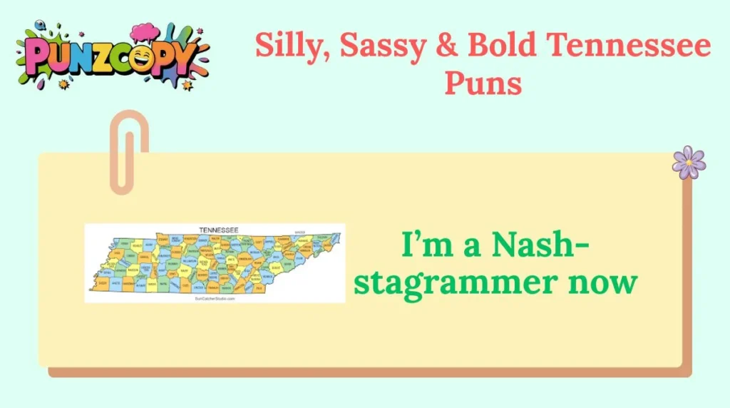 Silly, Sassy & Bold Tennessee Puns