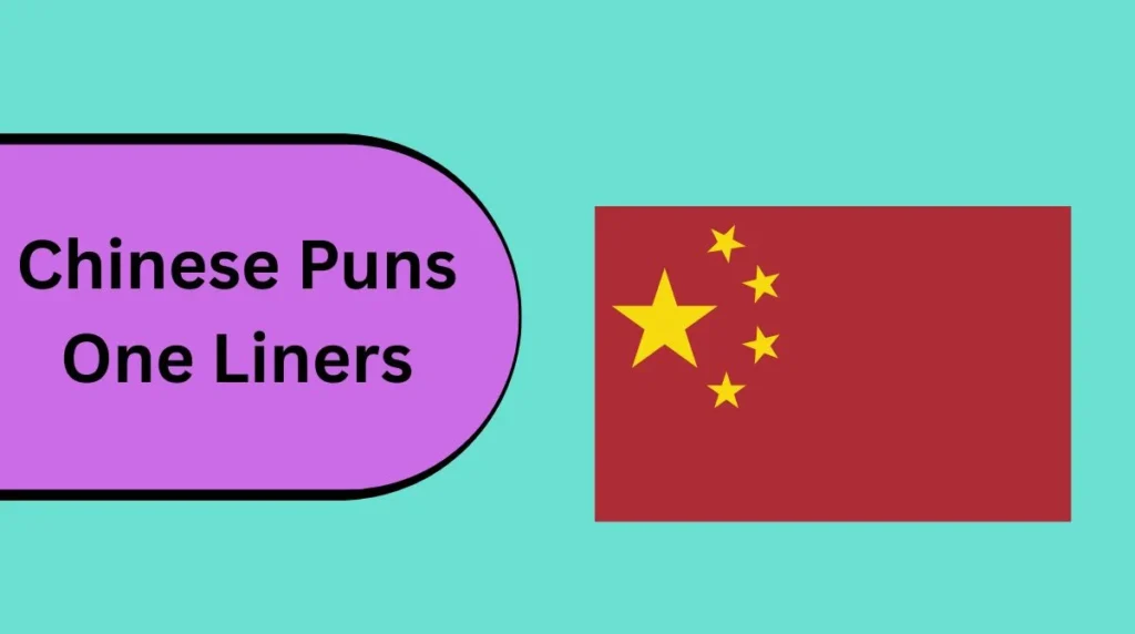 Chinese Puns One Liners