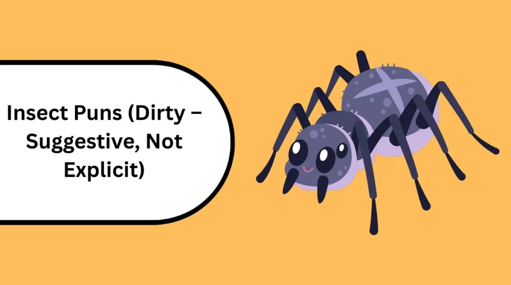 Insect Puns (Dirty – Suggestive, Not Explicit)