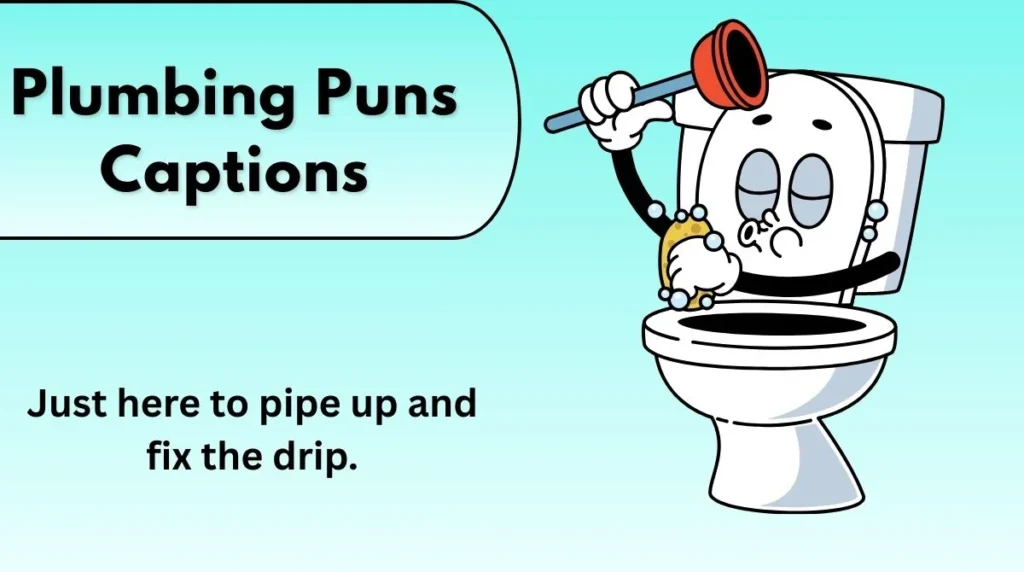 Plumbing Puns Captions