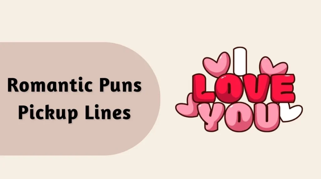 Romantic Puns Pickup Lines