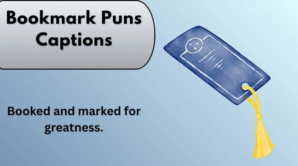 Bookmark Puns Captions