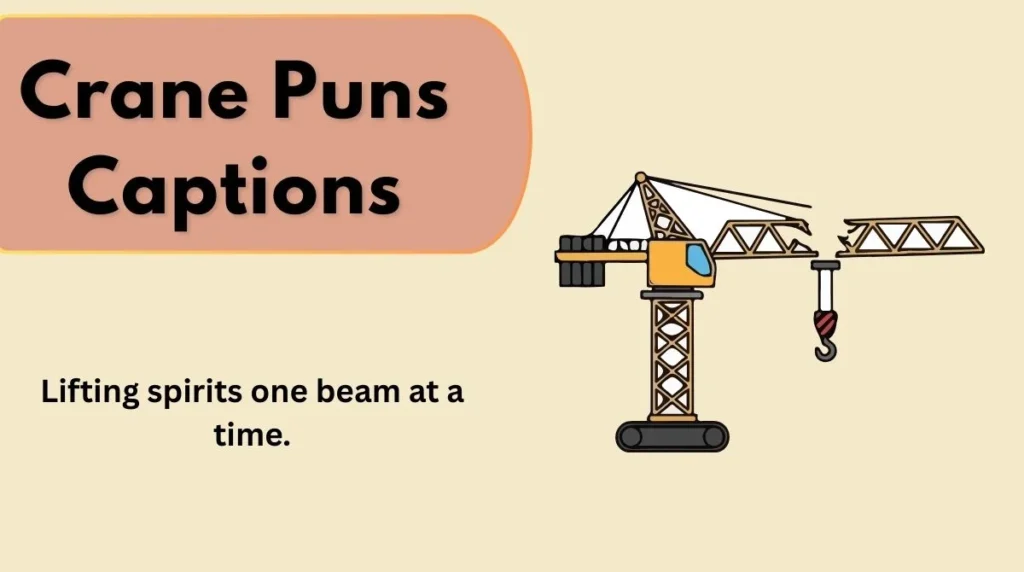 Crane Puns Captions