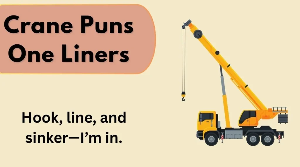 Crane Puns One Liners