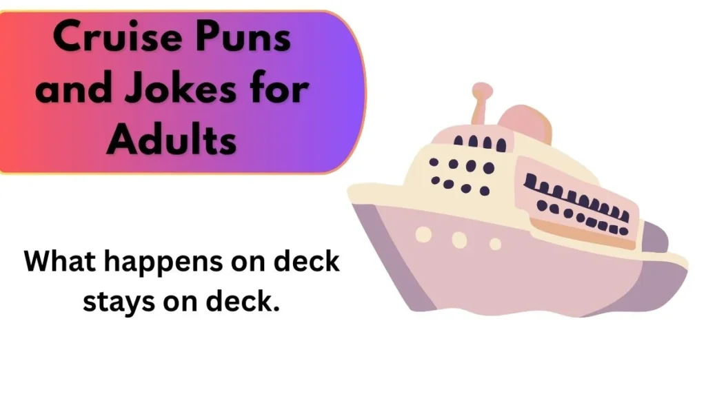 Cruise Puns and Jokes for Adults