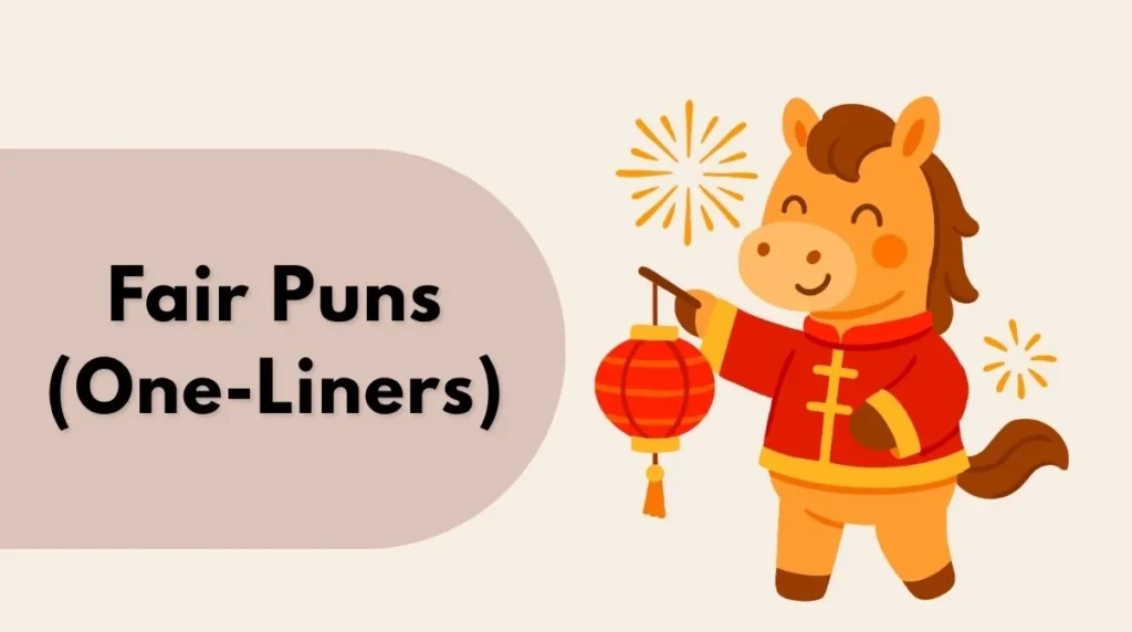 Fair Puns (One-Liners)