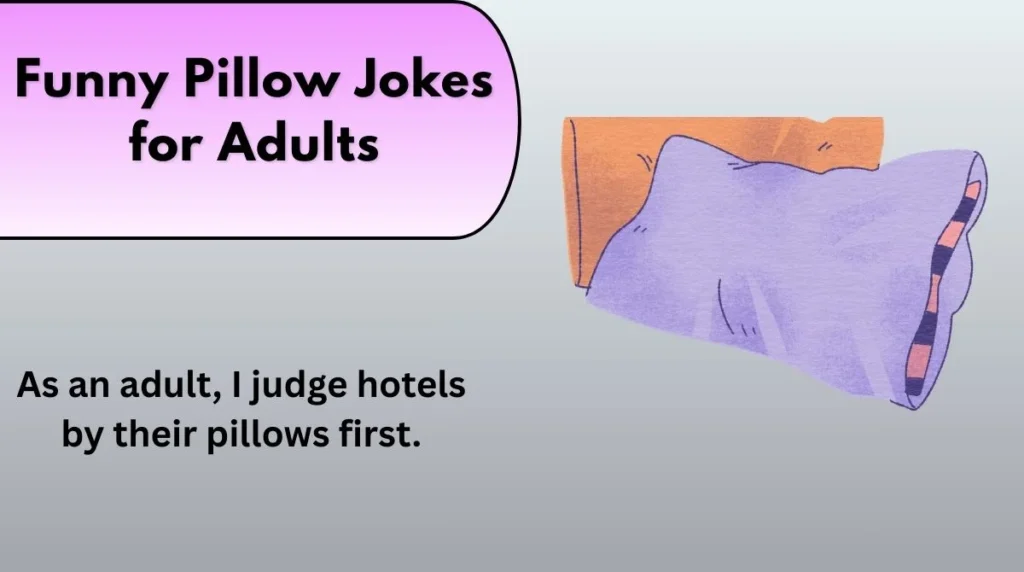 Funny Pillow Jokes for Adults