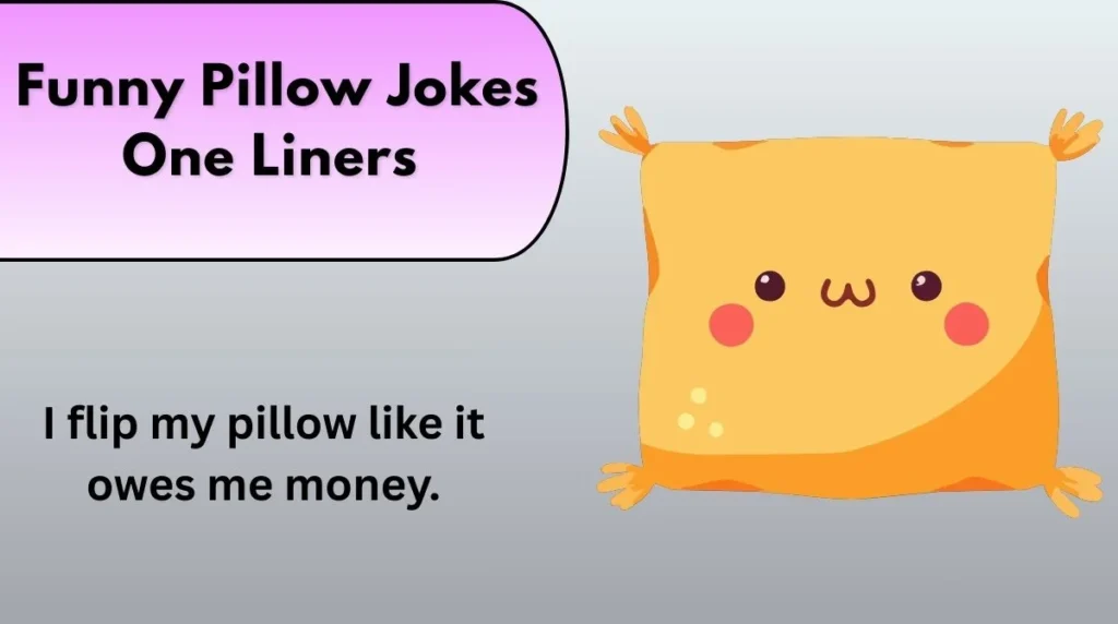 Funny Pillow Jokes One Liners