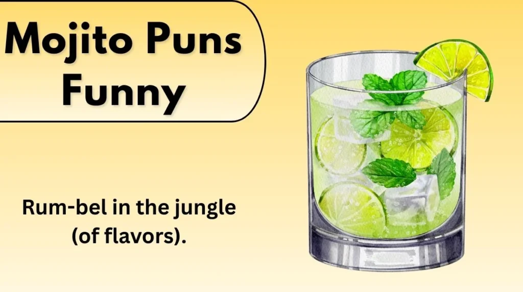 Mojito Puns Funny