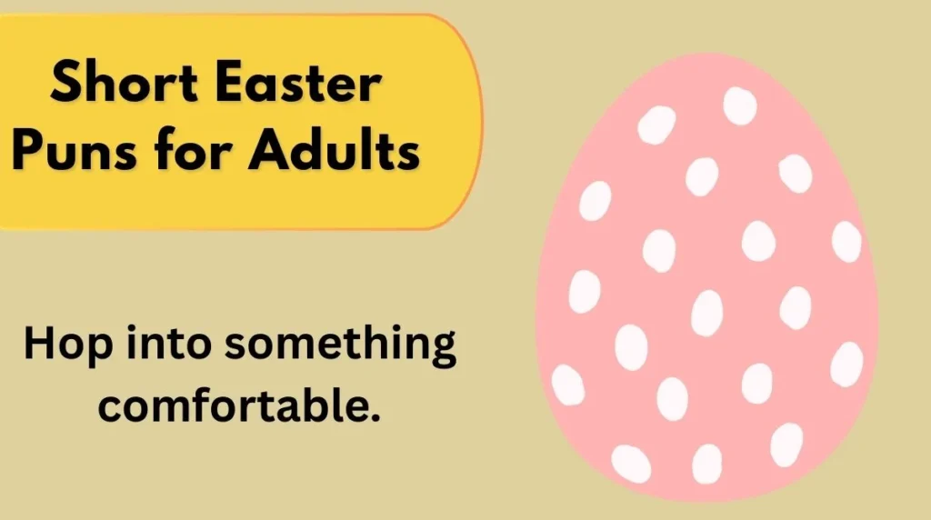 Short Easter Puns for Adults