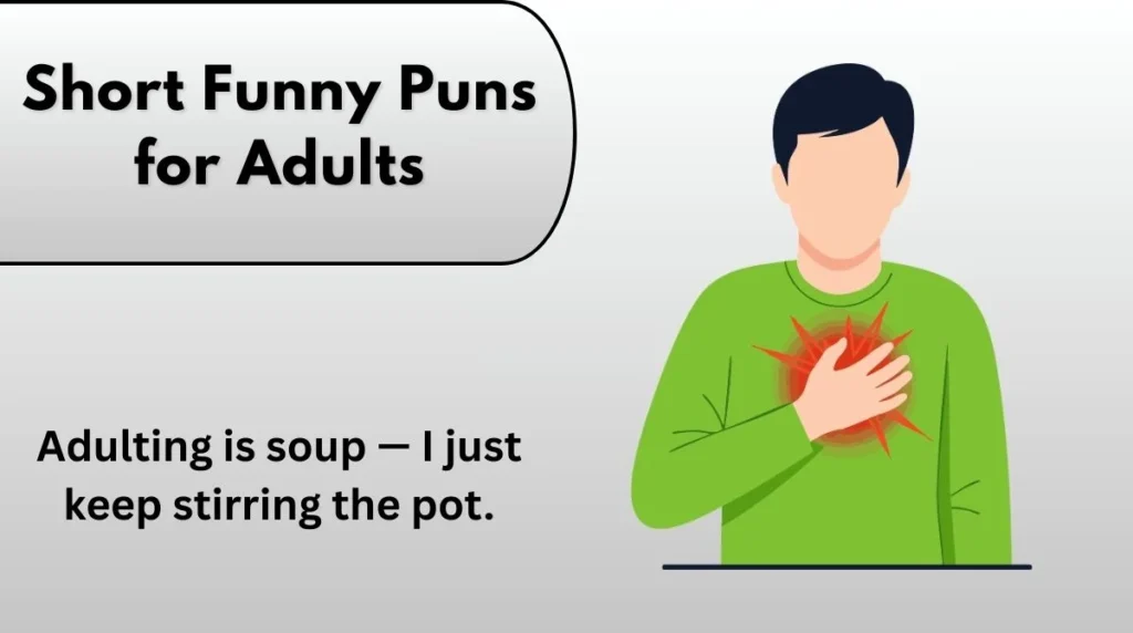Short Funny Puns for Adults