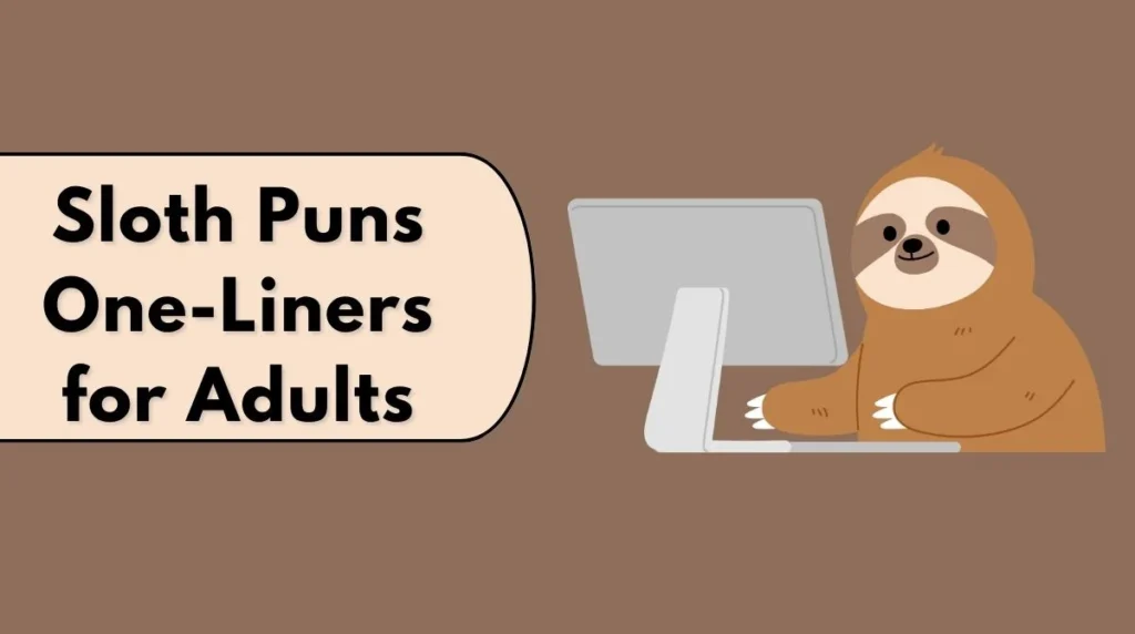 Sloth Puns One-Liners for Adults
