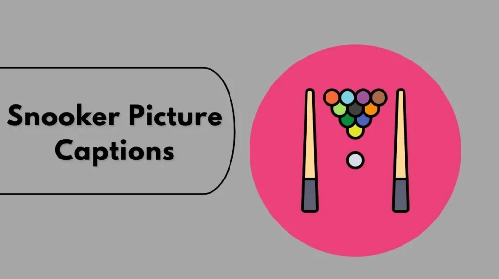 Snooker Picture Captions