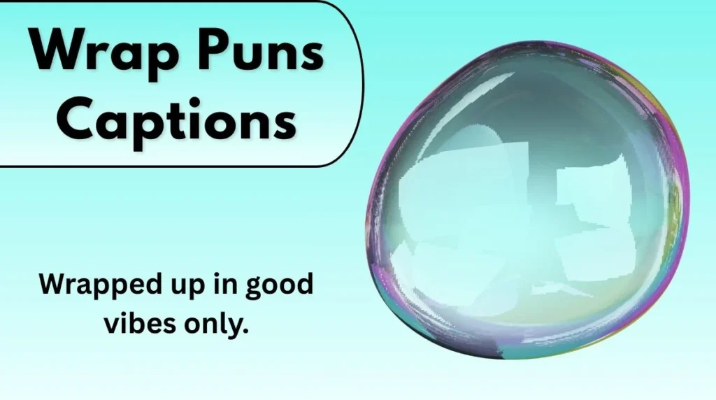 Wrap Puns Captions
